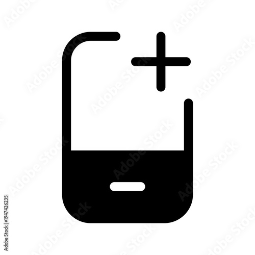 Add Device Icon Vector Symbol Design Illustration