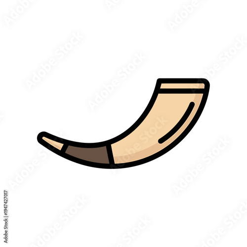 Shofar Horn Icon vector illustration