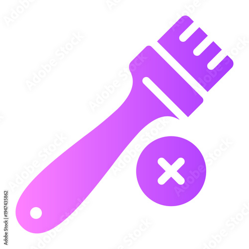 delete gradient icon