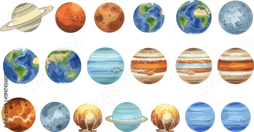 Diverse group of happy children in casual outfits standing together, flat vector cartoon illustration, multi-ethnic kids characters on white background,