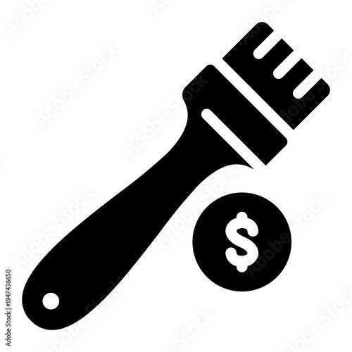 money glyph icon
