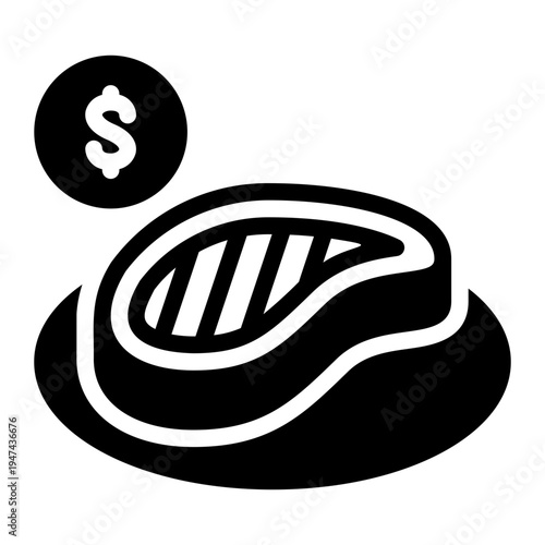 money glyph icon