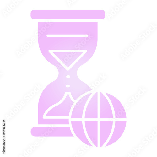 Hourglass globe