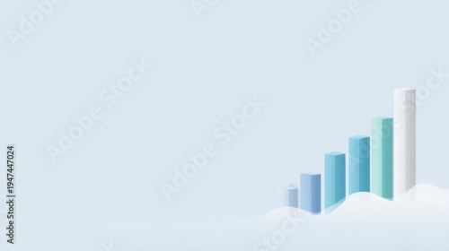 Growing Bar Graph with Soft Background Illustrating Business Growth and Progress Trends in Simple Minimalist Style Free Download Growing Bar Graph with Soft Background Illustrating Business Growth and Progress Trends in Simple Minimalist Style - GFXLoad