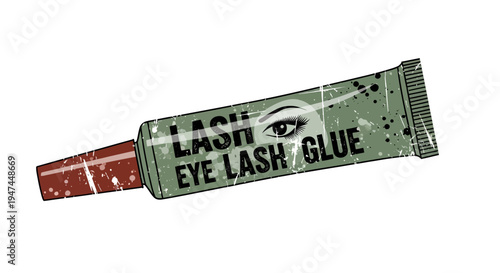Lash Eye Lash Glue Tube, Makeup, Beauty Product