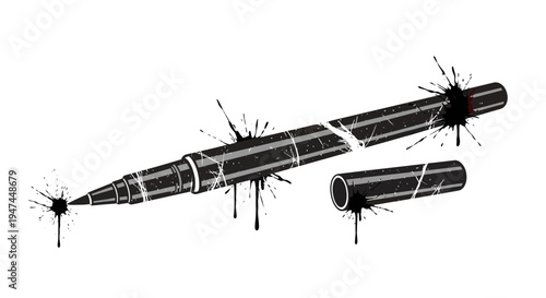 Ink Splatter Pen
