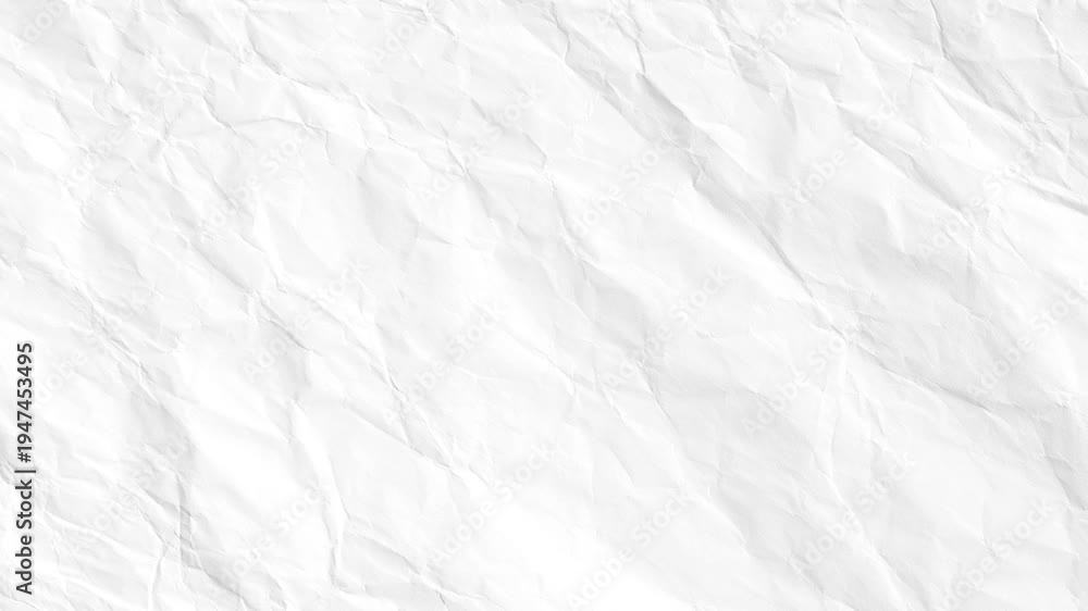 Notebook paper motion background, with looping crumpled textured effect ...