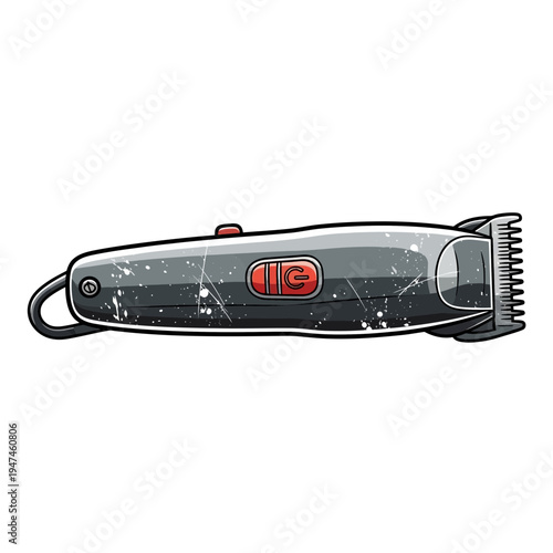 Electric Hair Clipper with Red Button