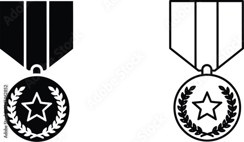 Medal icons Vector