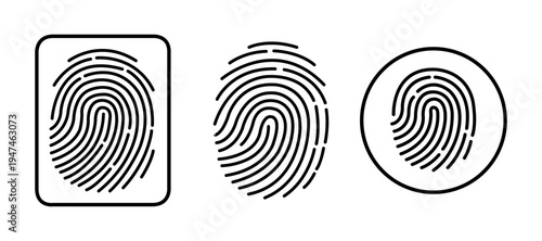 finger print vector