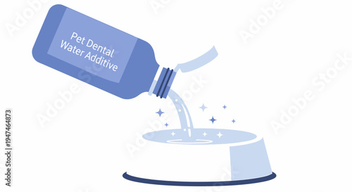 Medicine Bottle Pouring Liquid into Petri Dish for Laboratory Testing. Vector Illustrations. EPS Editable