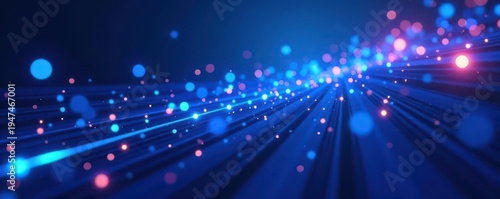 Abstract blue background, high speed triangles & circles , speed, geometric, art