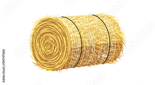 Rolled Hay Bale