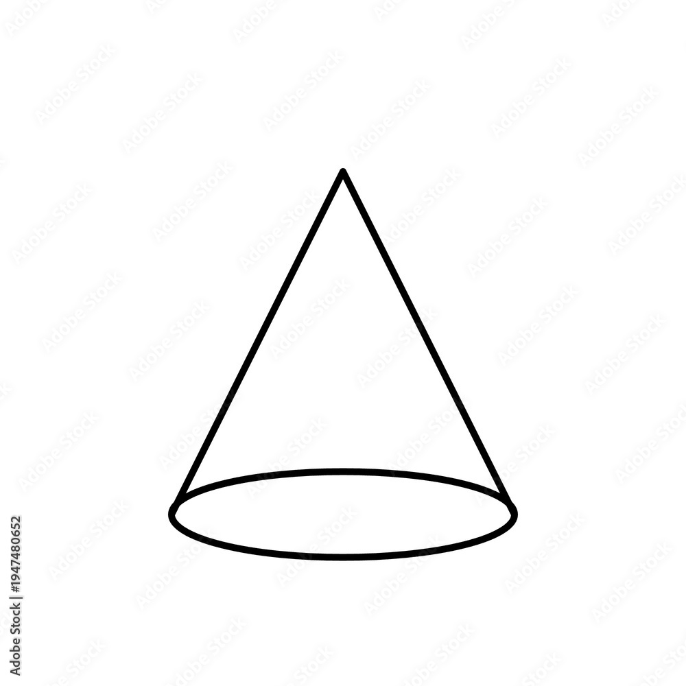 Fototapeta premium A minimalist 3D vector illustration of a geometric pyramid and a stylized Christmas tree shaped as a triangle symbol for modern web design icons