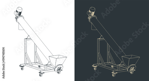 Screw conveyor drawings