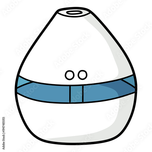 blue and white general humidifier vector