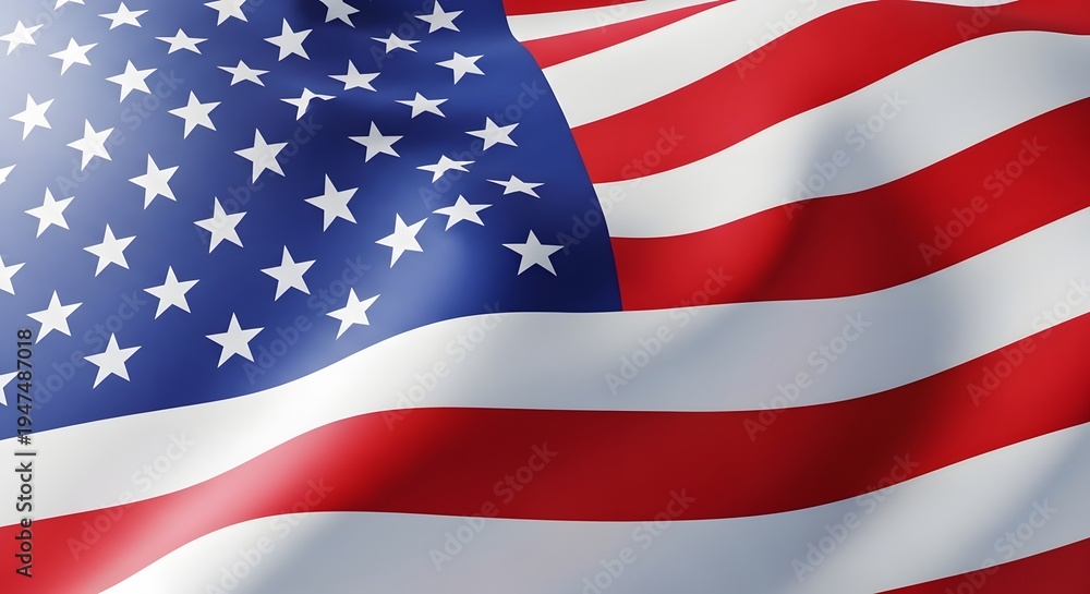 Obraz premium Celebrating international flag day with the iconic american flag symbolizing unity and freedom