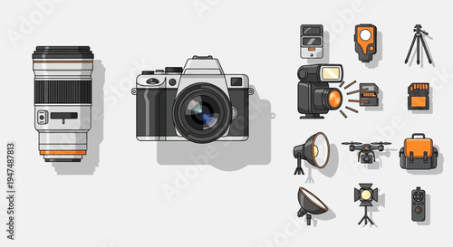 Professional photography equipment for creative projects and commercial use