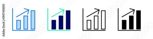 Business Multiple Style Icon Set Vector 