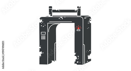 Metal Detector Security Archway Icon