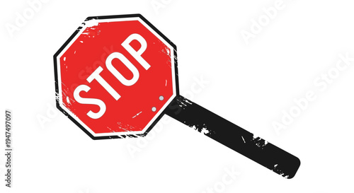 Stop Sign on Handle