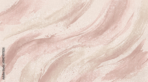 Soft delicate beige and pink abstract background with wavy texture and subtle gradient
