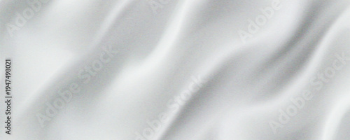 White gray satin texture that is white silver fabric silk panorama background with beautiful soft blur pattern natural.