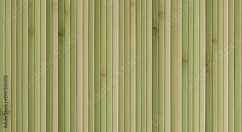 Bamboo wall background green bamboo sticks vertical slats natural texture