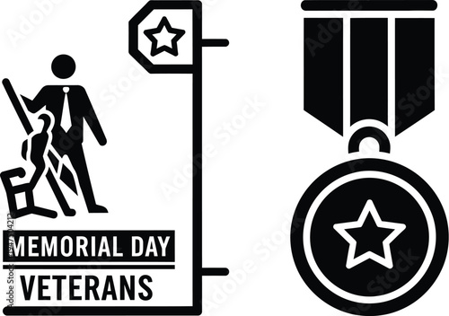 Memorial day veterans Vector