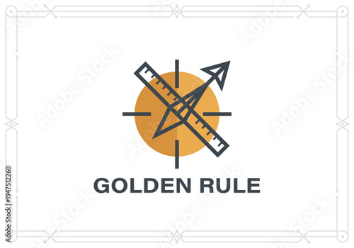 Minimalist Golden Rule Brand Identity Design