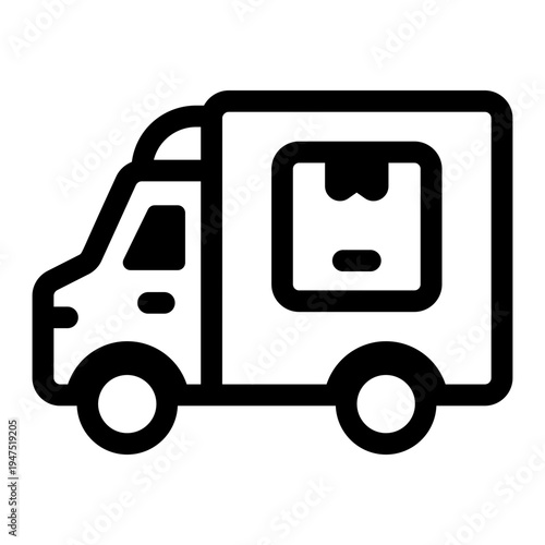 A glyph icon of dispatch