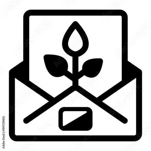 Filled style icon showing lead nurturing