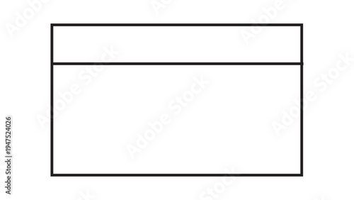 Minimal document header template for corporate reports professional proposals and administrative paperwork