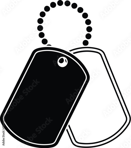 American cemetery grave with flag Vector