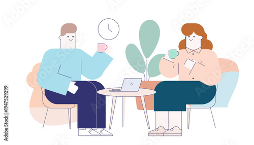 Diverse business professionals analyze data and collaborate on strategic planning during an important meeting, fostering teamwork and business strategy