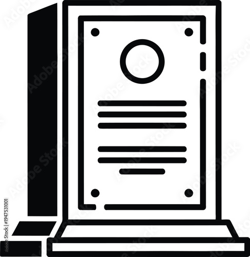 Server hosting icon Vector