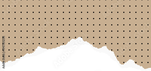 Torn Paper Texture With Collage Scrap Style