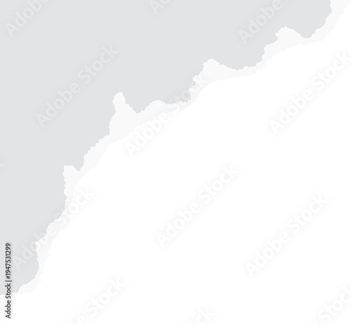 Ripped Paper Edge For Zine And Scrapbook