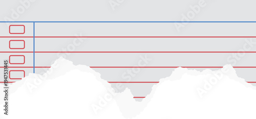 Ripped Paper Edge For Creative Scrapbook