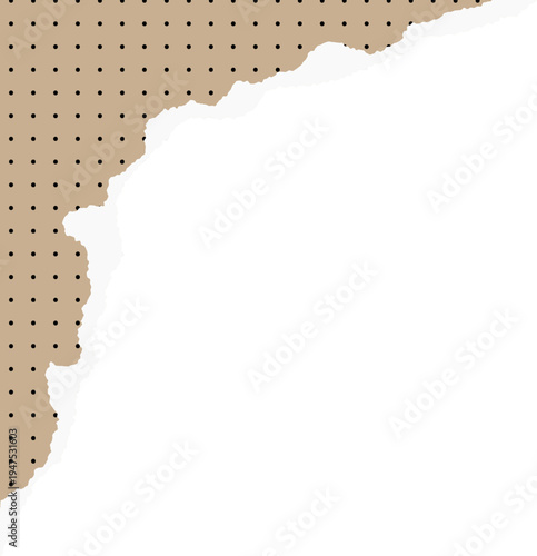 Torn Paper Edge For Scrapbook And Collage