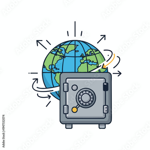 A safe protects the planet from global financial fluctuations