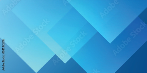 Abstract background with transparent blue geometric squares.