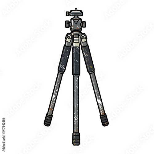 Drawn Camera Tripod