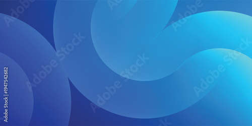 Abstract background with 3D vibrant blue fluid shapes eps10
