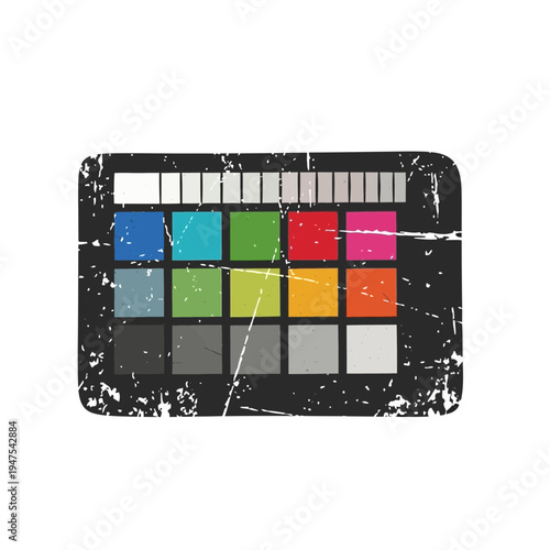Vintage Color Calibration Chart