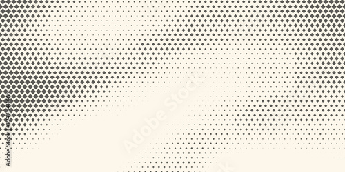 Rectangular Shapes Vector Abstract Geometric Technology Extreme Sports Pattern Background. Halftone Rhombus Retro Simple Backdrop. Minimal 80s Style Dynamic Tech Wallpaper