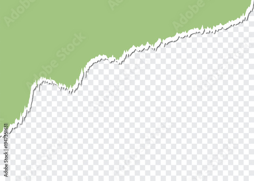 Torn paper set vector design, Ripped torn paper illustration vector background.Torn, ripped torn design, pieces of horizontal black paper with soft shadow squared background.