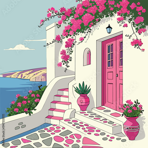  lovely house and flowers