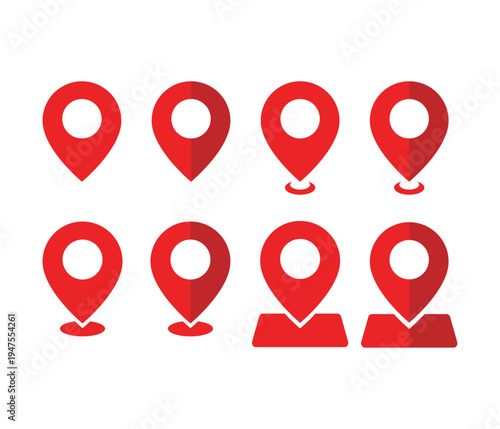 map icon mark vector simbol