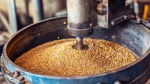 Automated Corn Milling Machine Grinding Grains